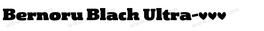 Bernoru Black Ultra字体转换 Bernoru Black Ultra字体转换